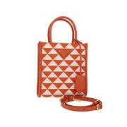 Prada Vintage Pre-owned Bomull handvskor Orange, Dam