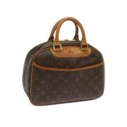 Louis Vuitton Vintage Pre-owned Canvas handvskor Brown, Dam