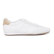 Hogan Vita Lädersneakers med Nitar White, Dam