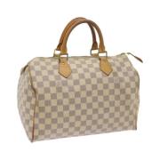 Louis Vuitton Vintage Pre-owned Canvas handvskor Beige, Dam