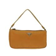 Prada Vintage Pre-owned Nylon prada-vskor Orange, Dam