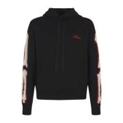 Amiri Svart Bones Hoodie Tröja Black, Herr