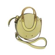 Chloé Pre-owned Pre-owned Mocka handvskor Yellow, Dam