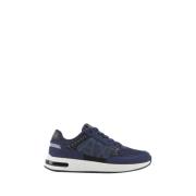 Armani Exchange Blå Sneakers Elegant Stil Blue, Herr