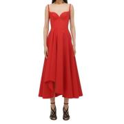 Alexander McQueen Röda Eleganta Klänningar Red, Dam