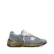 Golden Goose Metallic Finish Sneakers Blue, Dam