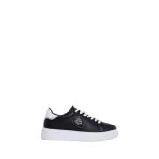 Blauer Svarta Sneakers Enkelt Design Black, Dam