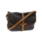 Louis Vuitton Vintage Pre-owned Canvas louis-vuitton-vskor Brown, Dam