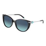 Tiffany Black/Blue Shaded Sunglasses Black, Dam