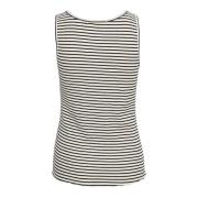 Karen by Simonsen Randig Tanktop Egret/Night Sky Stripe Multicolor, Da...