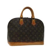 Louis Vuitton Vintage Pre-owned Canvas handvskor Brown, Dam