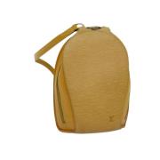 Louis Vuitton Vintage Pre-owned Laeder ryggsckar Yellow, Dam