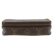 Louis Vuitton Vintage Pre-owned Canvas necessrer Brown, Dam