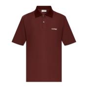 Lanvin Polo tröja med logotyp Red, Herr