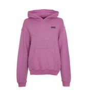 American Vintage Mysig hoodie med känguruficka Purple, Dam