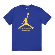 Jordan Golden State Warriors Tee Shirt Blue, Herr