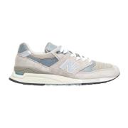 New Balance Suede Mesh Panel Sneakers Multicolor, Herr