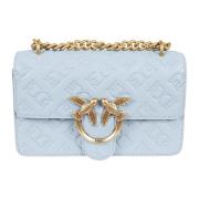 Pinko Blå Crossbody Väska Love Birds Motiv Blue, Dam