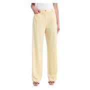 Patrizia Pepe Gula Polyester Jeans & Byxor Yellow, Dam