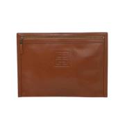 Givenchy Pre-owned Pre-owned Bomull kuvertvskor Brown, Dam