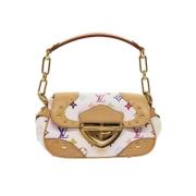 Louis Vuitton Vintage Pre-owned Canvas louis-vuitton-vskor White, Dam