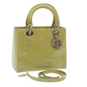 Dior Vintage Pre-owned Laeder handvskor Green, Dam