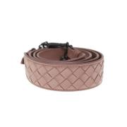 Bottega Veneta Vintage Pre-owned Laeder skrp Pink, Dam