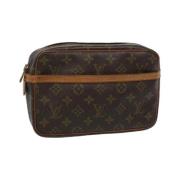 Louis Vuitton Vintage Pre-owned Canvas louis-vuitton-vskor Brown, Dam