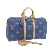 Louis Vuitton Vintage Pre-owned Denim louis-vuitton-vskor Blue, Dam