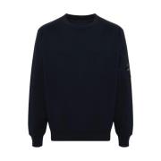 C.p. Company Diagonal Raised Fleece Sweatshirt Black, Herr