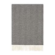 Kiton Kashmir Herringbone Scarf Gray, Dam