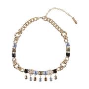 Ermanno Scervino Halsband med Multifärgade Stenar Multicolor, Dam