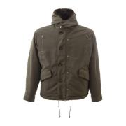 Lardini Armégrön Bomulls Jacka Green, Herr