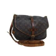 Louis Vuitton Vintage Pre-owned Canvas louis-vuitton-vskor Brown, Dam