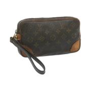 Louis Vuitton Vintage Pre-owned Canvas louis-vuitton-vskor Brown, Dam