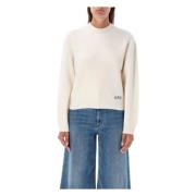 A.p.c. Ecru Stickat Esther Crew Neck Beige, Dam