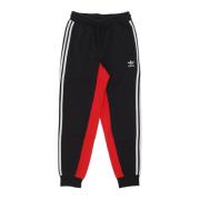 Adidas Fleece Track Pant Svart/Röd Black, Herr