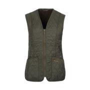 Barbour Varm Fleece Gilet med Fickor Green, Dam