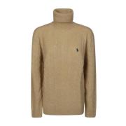 Ralph Lauren Ull Turtleneck Tröja Beige, Herr