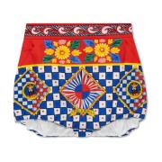 Dolce & Gabbana Shorts med Caretto-mönster Multicolor, Dam