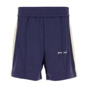 Palm Angels Blå Bermuda Shorts Blue, Herr