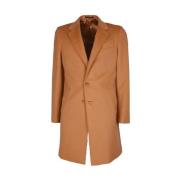 Made in Italia Brun Virgin Wool Jacket Brown, Herr