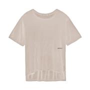 Hinnominate Elegant Beige Modal Tee Beige, Dam