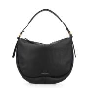 Gianni Chiarini Svart Läder Crossbody Väska Black, Dam