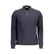 U.s. Polo Assn. Blå Bomull Polo Tröja Blue, Herr