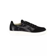 Diadora Elegant Svarta Sneakers med Swarovski-Kristaller Black, Dam