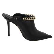 Jimmy Choo Elegant Svart-Guld Läderpumps Black, Dam