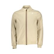 K-Way Beige Sportjacka med Kontrastdetaljer Beige, Herr