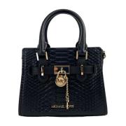 Michael Kors Svart Orm Crossbody Vsk Plnbok Black, Dam