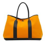 Hermès Vintage Pre-owned Canvas totevskor Yellow, Dam